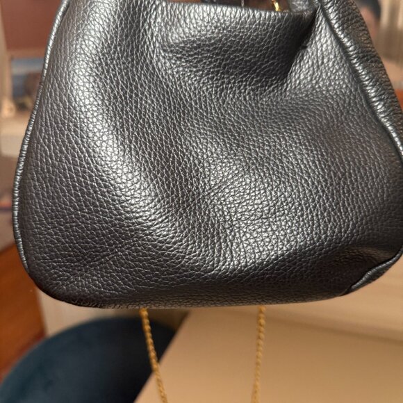 Cuyana Mini Bow Bag, Black Leather! Gold Hardware, Barely used! - Picture 7 of 7